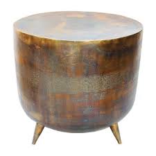 Kettel End Table In 2020 Unique Accent Tables Accent Table Copper Accent Table