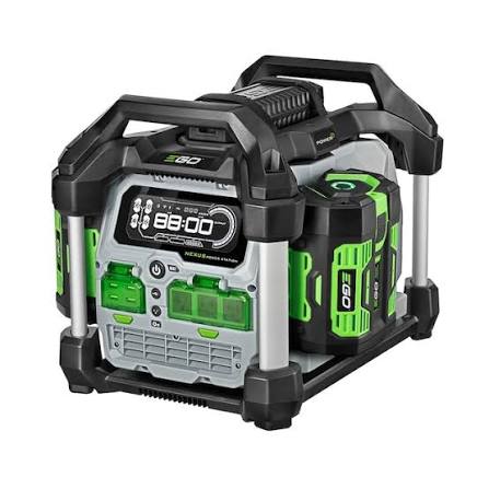 EGO POWER+ Portable Power Station, 3000W, Battery Powered, Inverter Generator for Home and Outdoor, Includes (2) 56V 7.5Ah Batteries and Charger - PST3042