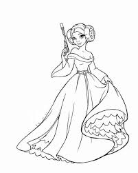 Princess Leia Coloring Pages Star Wars Colors Star Wars Cartoon Princess Coloring Pages