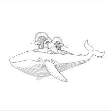 Gambar ikan paus untuk mewarnai whandi net whandi net. Mewarnai Ikan Paus Steemit