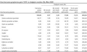 Ana harcama grupları itibarıyla 2020 yılı nisan ayında azalış gösteren diğer gruplar ise %1,23 ile mart ayı enflasyon oranı nasıldı? Mart Ayi Enflasyon Rakamlari Aciklandi Iste Otellerdeki Son Durum Turizm Gunlugu