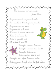 Poesies 1 Prevert Jacques Poesie Enfant Comptines