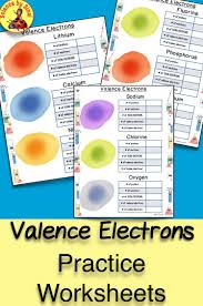 Valence Electrons Introduction 3 Worksheets Ms Ps1 1 Hs Ps1 2 Tpt Science Teaching Resources Middle School Science Resources Middle School Science Class