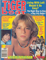 It's 1975 and I just received my very first issue of Tiger Beat in the  mail. My favorite, Leif Garrett is