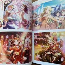 BanG Dream! Girls Band Party Visual Book illustration 1st Poppin Party  Bandori | eBay