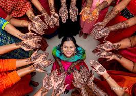 Quirky Mehendi Portraits Are Every Bride S Favourites Aren T They Photo By The Fhoto Bride Groom Photoshoot Bridal Photography Poses Indian Wedding Bride