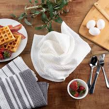 Sold and shipped by plum & post. Sticky Toffee Cotton Waffle Weave Kitchen Dish Towels 3 Pack Kitchen Sticky Toffee Textiles
