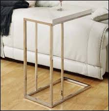 Slide Under Sofa Tables Sofa Side Table Metal Accent Table White End Tables