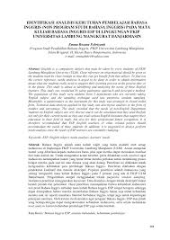 Contoh soal pts bahasa inggris kelas 9 smp pdf. Pdf Identifikasi Analisis Kebutuhan Pembelajar Bahasa Inggris Non Program Studi Bahasa Inggris Pada Mata Kuliah Bahasa Inggris Esp Di Lingkungan Fkip Universitas Lambung Mangkurat Banjarmasin