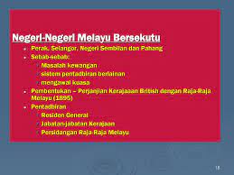 Majlis ini telah dikanunkan mengikut perkara 38. Mengapakah Negeri Negeri Melayu Bersekutu Dibentuk