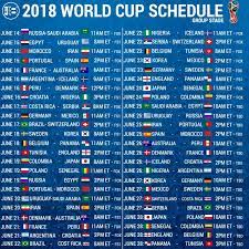 The group stages of 2018 fifa world cup has concluded and we have our last 16 teams who will play 8 knockout ties in the round of 16 starting from 30th june 2018. Fifa World Cup 2018 Schedule Fixtures Dates Start Times