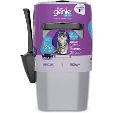 LITTER GENIE Plus Cat Litter Disposal System, Silver - Chewy.com