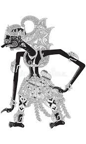 Illustration About A Character Of Traditional Puppet Show Wayang Kulit From Java Indonesia Illustration Of Indone Balinese Tattoo Illustration Shadow Puppets