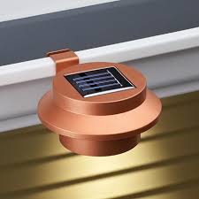 Copper Clip On Gutter Solar Security Light Collections Etc