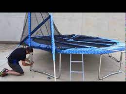 This is a safety factor, and it should be the most important part of the process. Round Spring Trampoline Assembly Video Premier Trampolines Instructions Youtube
