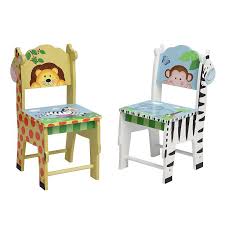 Kids Fantasy Fields Sunny Safari Chair 2 Piece Set Play Kitchen Sets Kids Chairs Wooden Play Kitchen
