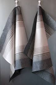 Black And White Striped Hand Towels Tea Towel Stripes Striped Kitchen Towels Linen By Initasworks Kankaat Pyyhkeet Tekstiilit