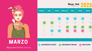 Calendario Lunar Marzo 2025 | Fases de la Luna y cabello | Magic Hair