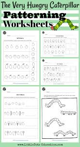 The Very Hungry Caterpillar Theme Patterning Worksheets And Activitie Ab Pattern Worksheet Ab Patterns Pattern Worksheet