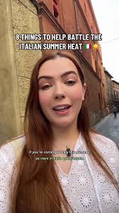 How to Stay Cool in Italy