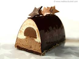 Buche De Noel Aux 3 Chocolats Et Grue De Cacao Recette 3 Chocolat Chocolat Buche De Noel