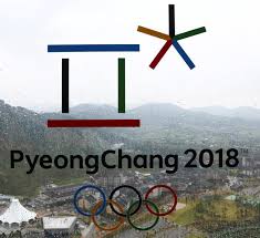 The logo emblem had three triangles with olympic rings in between them. South Korea Adds Extra Layer Of 2018 Winter Olympics Security Amid Tensions Arab News