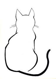 Pin By Crestan Colbry On Gd153 Morgue File Cat Outline Tattoo Simple Cat Drawing Cat Outline
