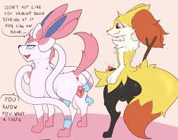 Mischievous Sylveon and Horny Braixen comic porn | HD Porn Comics