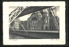 AK Wuppertal-Elberfeld, Thalia-Theater mit Schwebebahn-Schienen | 11061213  | Alte Ansichtskarten / Postkarten