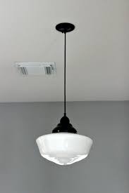 Porcelain fixtures, exposed bulbs, glass and more. Schoolhouse Pendant Light Solution Gray House Studio