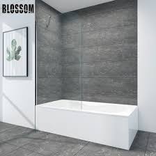 A bathtub and shower combo is great if you are looking to maximize the amount of bathroom space you have. China Bathroom Bath Tub Simple Tempered Glass Shower Screen For Bathtub China Bathtub Shower Screen Bath Tub Screen