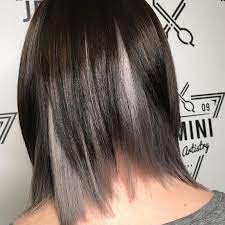 Edgy peekaboo highlights short hair style. 33 Peekaboo Highlights For Fun Edgy Women Photo Ideas