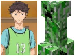 If there's any other character in haikyuu!! Oinkawa Haikyuu Characters As Minecraft Characters