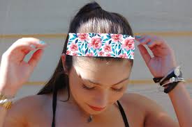 Floral Watercolor Twist Headband, Bohemian Headband, Yoga Headband, Fitness  Headband, Adult Headband, Boho Wide Headband, Womens Headband