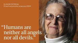 Elinor Ostrom's work challenged economists' previous ideas about sharing  and cooperation. Ostrom researched the commons, which are resources such as  land, food or water shared by multiple people…