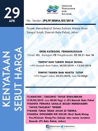 Salah satunya jenis jabatan berdasarkan sistem karier, yang terdiri dari jabatan struktural dan jabatan fungsional. Jps Batu Pahat On Twitter Projek Menaiktaraf Sistem Saliran Mesra Alam Sungai Suloh Daerah Batu Pahat Johor Bumiputera Gred G5 Kategori Ce Pengkhususan Ce 06 21 36 Lawatan Tapak Adalah Diwajibkan Pada 29 04 2019 Isnin