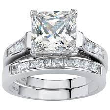 Get 14 fingerhut promo codes and coupons for 2021. Fingerhut Palmbeach Jewelry Platinum Plated Sterling Silver Princess Cut And Square Cz Bridal Set
