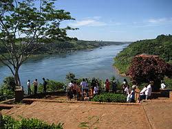 Paraguay is bordered by bolivia and brazil to the north, and argentina to the south and west. Triple Frontier Wikipedia