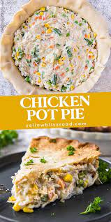 Easy Chicken Pot Pie Recipe Easy Chicken Pot Pie Chicken Recipes Recipes