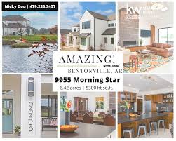 Modern Farmhouse For Sale In Bentonville On 6 42 Acres Modern Farmhouse Design Builder Acre