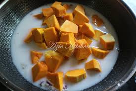 500 gram labu, atau 4 ruas labu; Masak Lemak Putih Labu Yang Sangat Sedap Azie Kitchen