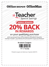 Https Www Officedepot Com Fm Files Od Promo 2019 Week 12 Rewards 1219 Teachers Rewards 917486 New Pdf Cm Sp Od Rewards Teachers 20pctbackinrewards Instorecoupon Category Teacher Resources 1186205 Main 0 8 0