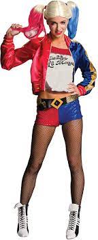 Women's harley quinn leatherette corset costume. Amazon Com Rubie S Women S Suicide Squad Deluxe Harley Quinn Costume Clothing