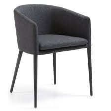 La Forma Harmon Stoel Antraciet Set Van 2 Dining Chairs Fabric Dining Chairs Dining Room Chairs Modern