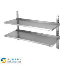 These are very useful for soaps and toiletries in the bathroom and spices and canned goods in the pantry. Hotel Restaurant Stainless Steel Kitchen Solid Wall Hanging Shelf China Wall Hanging Shelf And Kitchen Wall Shelf Price Made In China Com