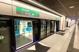 The mrt line runs underground for a distance of 9.5km beneath the centre of kuala lumpur while the rest of the alignment is elevated. Cochrane Mrt Station Big Kuala Lumpur