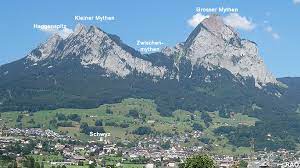 Mit dem nebengipfel haggenspitz 1761 m ü. Raonline Schweiz Panorama Bilder Alpen Mythen