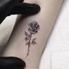Time lapse tattoo of a gothic realistic rose tattoo in black and grey, for more of my work you can follow me on instagram ! 1