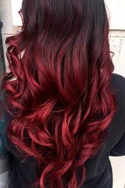 Dark red bob & asymmetric sides 61 Charming And Chic Options For Brown Hair With Highlights Hair Dye Tips Red Hair Tips Brown Ombre Hair