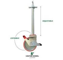 Heavy Duty Adjustable Caster Wheel 8' Kwikstage - Scafeast Scaffolding